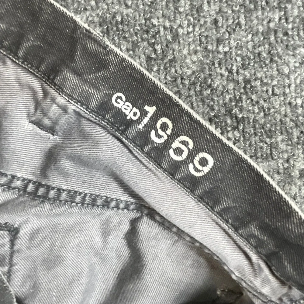 Vintage Gap Jeans Mens 38x36 Grey Standard Fit Straight Leg Denim Y2K Retro Fade